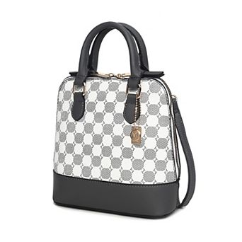 MKF Collection Marjorie Circular Print Satchel Bag by Mia K