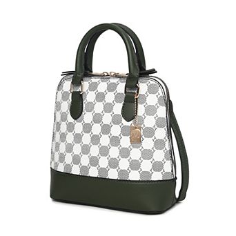 MKF Collection Marjorie Circular Print Satchel Bag by Mia K