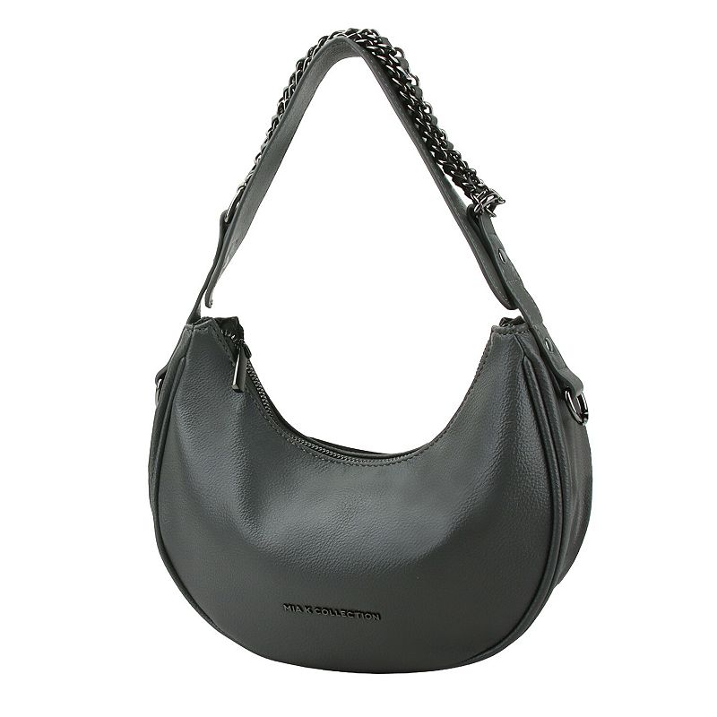 MKF Collection Morgana Chain Strap Shoulder Bag by Mia K, Grey