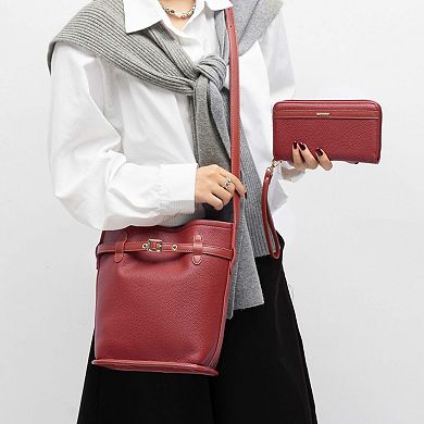 MKF Collection Odette Bucket Bag & Wallet 2-Piece Set by Mia K