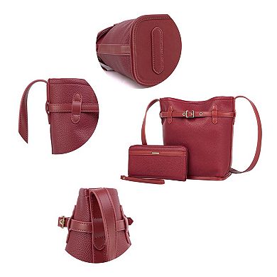 MKF Collection Odette Bucket Bag & Wallet 2-Piece Set by Mia K