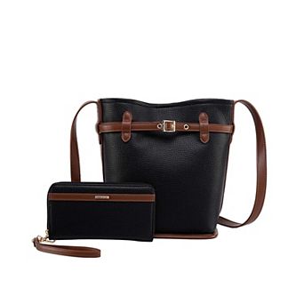 MKF Collection Odette Bucket Bag & Wallet 2 pc Set by Mia K