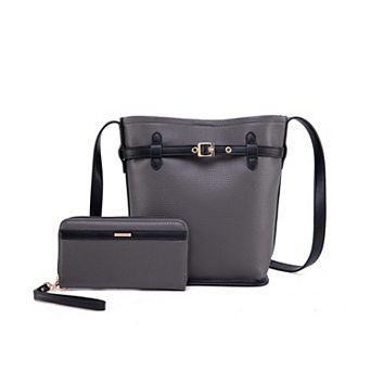MKF Collection Odette Bucket Bag & Wallet 2 pc Set by Mia K