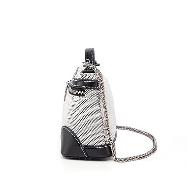 MKF Collection Zinnia Zip Closure Crossbody Bag by Mia K