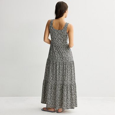 Juniors' SO® Maxi Tiered Knit Dress