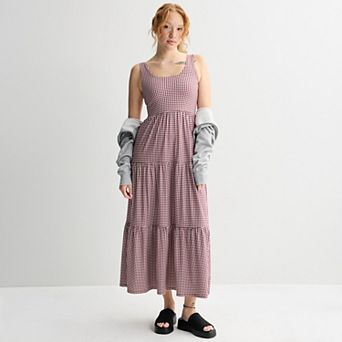 Juniors' SO® Maxi Tiered Knit Dress