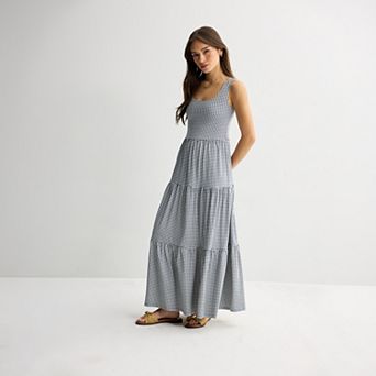 Juniors' SO® Maxi Tiered Knit Dress