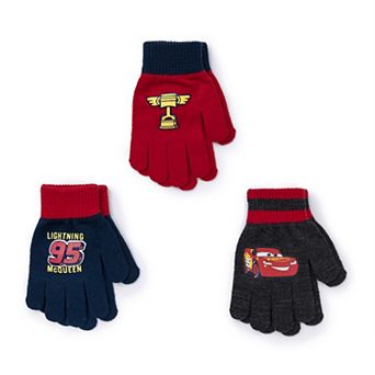 Toddler Boys Disney / Pixar's Cars 3-Pack Gloves