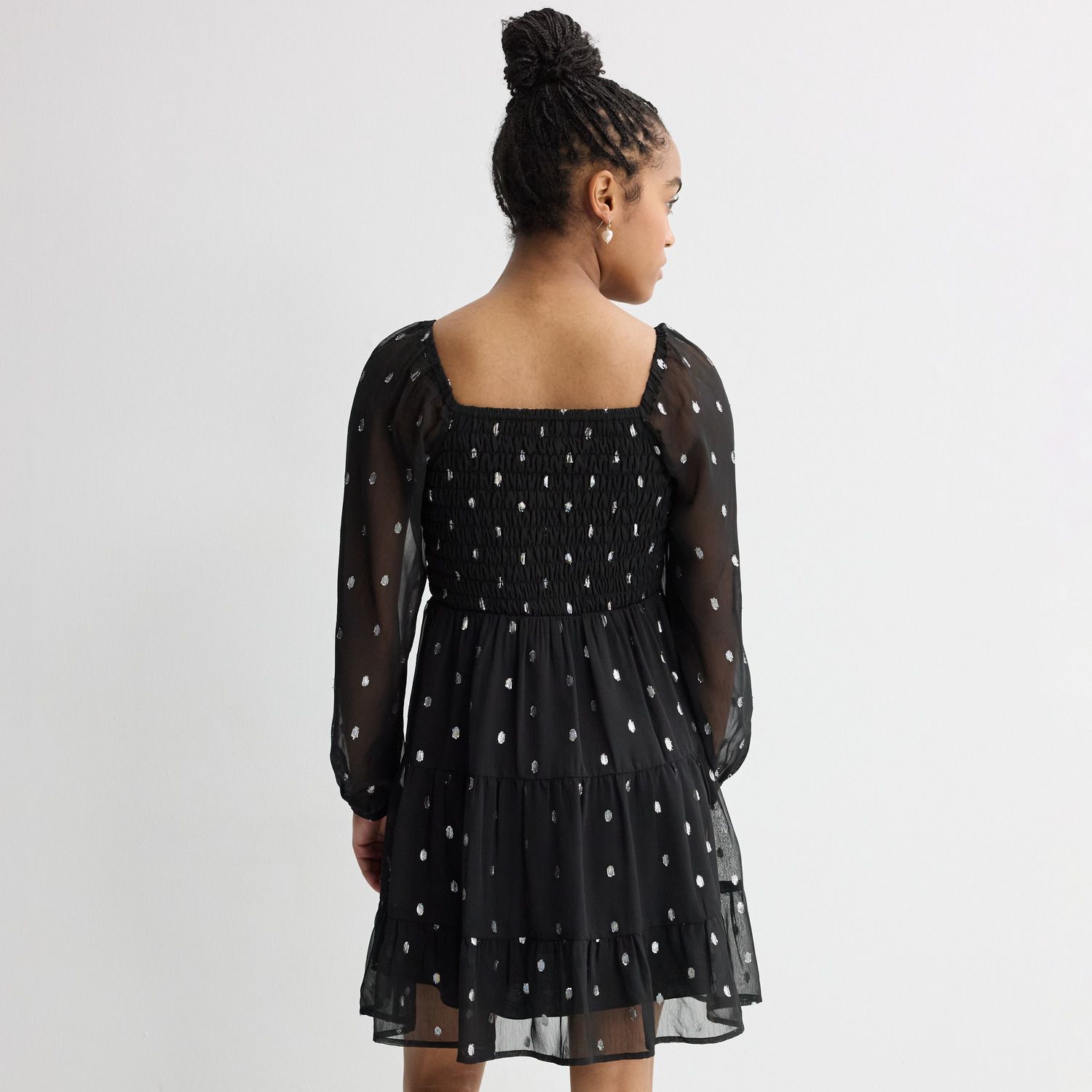 Платье Speechless Smocked Clip Dot Dress для девочек — фото 2