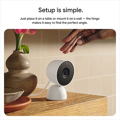 Google Nest Cam Indoor Wired Security Camera