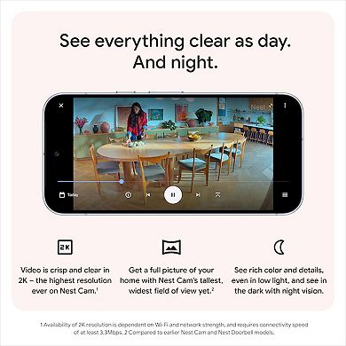 Google Nest Cam Indoor Wired Security Camera