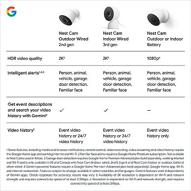 Google Nest Wired Cam Outdoor 2-Pack