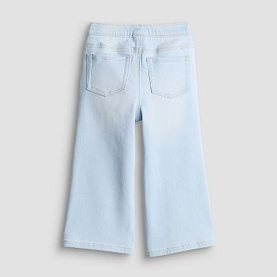 Girls 4-12 Jumping Beans® Core High Rise Pull On Wide Leg Jeans