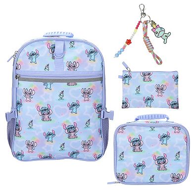 Disney Stitch All Over Print 4-Piece Backpack Set