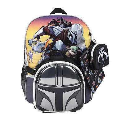 Star Wars Mando! 5-Piece Backpack Set