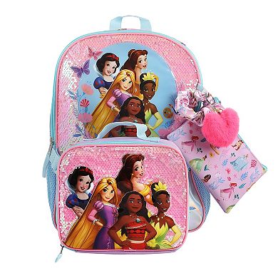 Disney Princess 5-Piece Backpack Set