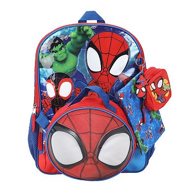 Marvel Spidey and Friends 5-Piece Backpack Set