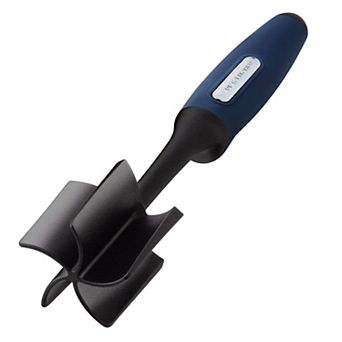 Zulay Kitchen 5-Blade Meat Chopper, Pinwheel Design Ground Meat Masher with Comfortable Grip