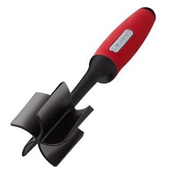 Zulay Kitchen 5-Blade Meat Chopper, Pinwheel Design Ground Meat Masher with Comfortable Grip