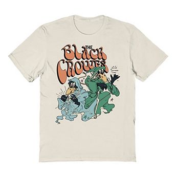 Men's Black Crowes Color Illustration Graphic Tee