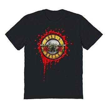 Men's Guns N' Roses Paint Drip Logo Graphic Tee