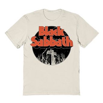Men's Black Sabbath Graveyard Circle Logo Graphic Tee