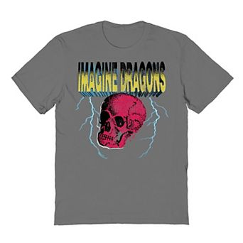 Men's Imagine Dragons Lightning Skull Graphic Tee