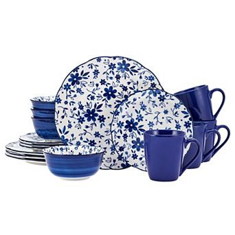 Pfaltzgraff Botanical Brushstrokes 16 pc Dinnerware Set