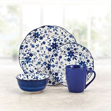 Pfaltzgraff Botanical Brushstrokes 16-Piece Dinnerware Set