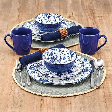 Pfaltzgraff Botanical Brushstrokes 16-Piece Dinnerware Set