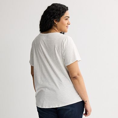 Women’s Plus Peanuts Graphic Short Sleeve Tee