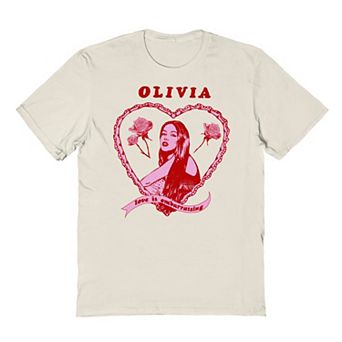 Juniors' Olivia Rodrigo Love Is Embarrassing Graphic Tee