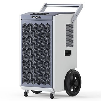 Moiswell 260 Pints Commercial Dehumidifier with Pump for Basement Warehouse Industry Water Damage