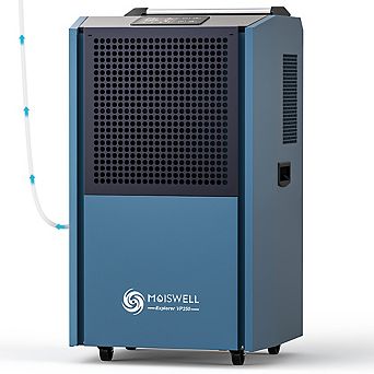 250 Pints 8,500 sq.ft. Commercial Dehumidifier with Pump Drain Hose Portable for Basement Warehouse