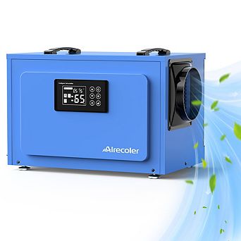 Airecoler 125 Pints Commercial Dehumidifier with Pump for Crawl Spaces Basements with Auto Defrost