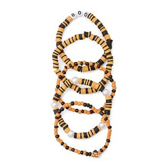 Boo 5 pc Beaded Stretch Bracelet Set