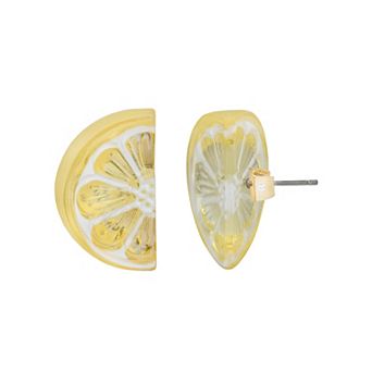 LC Lauren Conrad Lemon Stud Earrings