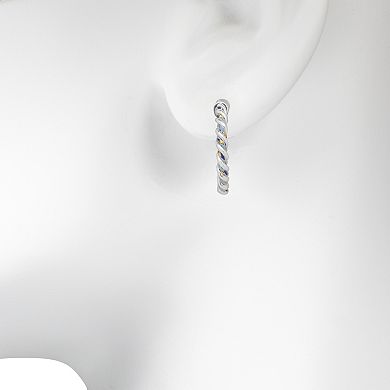 LC Lauren Conrad Corded Hoop Earrings