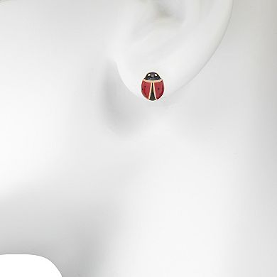 LC Lauren Conrad Ladybug Stud Earrings