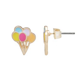 LC Lauren Conrad Gold-Tone Balloon Stud Earrings