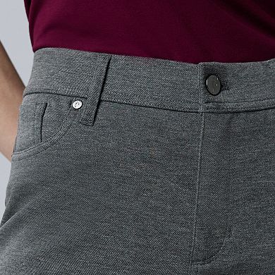 Women's Simply Vera Vera Wang Mid Rise 5-Pocket Ponte Bootcut Pants