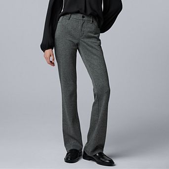 Women's Simply Vera Vera Wang Mid Rise 5-Pocket Ponte Bootcut Pants