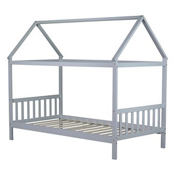 Whisen Twin House Bed with Headboard and Footboard