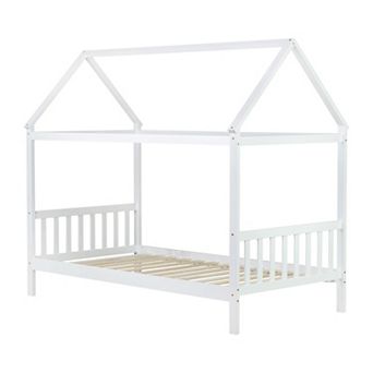 Whisen Twin House Bed with Headboard and Footboard