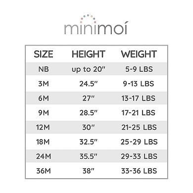 3 Pack Baby Mini-Ribbed Stretch Modal Solid-Color Bodysuits