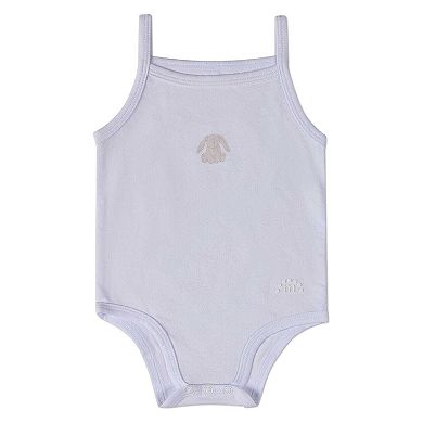 3 Pack Baby "Playful Bunny" Cotton / Modal Tag-Free Bodysuits
