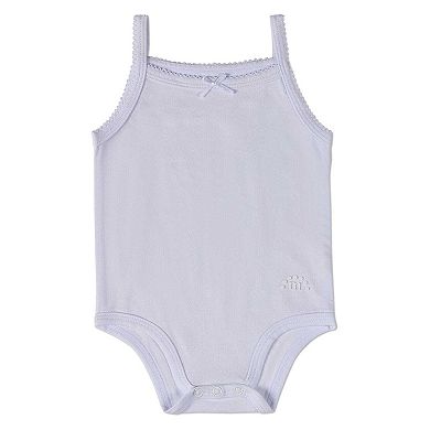 3 Pack Baby Girls Cotton / Modal Bodysuits - Florals, Stripes, Solid