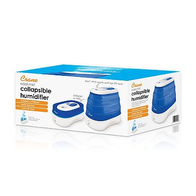 1 Gal. Cool Mist Collapsible Humidifier, Blue/White, Top Fill, for Medium Rooms Up to 500 sq. ft.