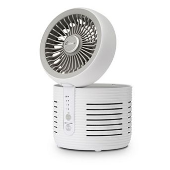 Crane 2-in-1 Air Purifier and Desk Fan Fan and Air Purifier Combo Ideal Office Desk Fan Night Stand
