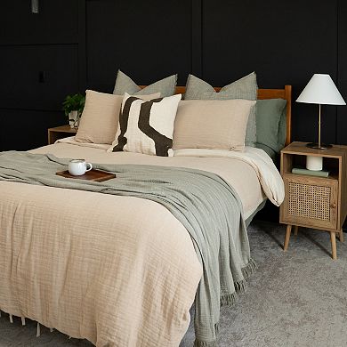 Abstract Pathway Multicolor Accent Throw Pillow